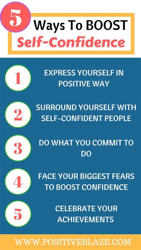 5 Ways To Boost Self Confidence Self Confidence Is Without Doubt The