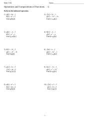 Algebraic properties worksheet, finding the variable in absolute value, solve simultaneous differential equation, free adding and subtracting equations worksheets, how to graph a horizontal hyperbola on a. Function Operations - Kuta Software Infinite Algebra 2 ...