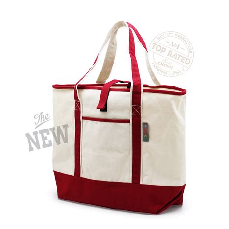 If you're seeking ways to reduce your environmental footprint. EcoJeannie Red 100% Cotton Canvas Reusable Shopping Tote Bag