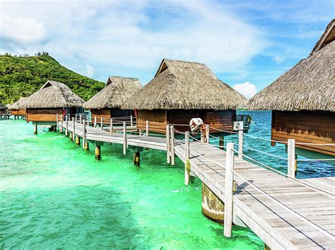 Luxury Hotel Resort Beach Huts Polynesia By Mlenny