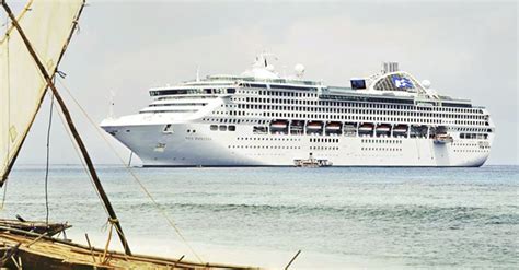 Sea Princess Cruise Ship Emerges From Dry Dock