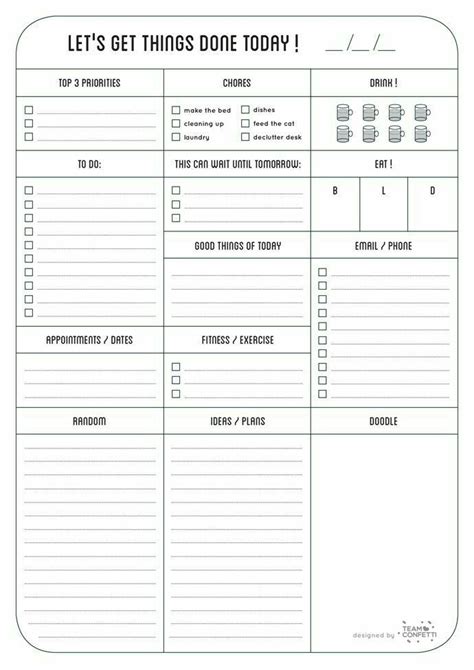 Time Management And Planning Daily Planner Printables Free Daily