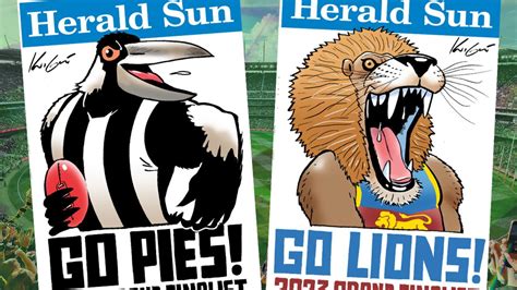 Afl Grand Final Download Mark Knight Pies Lions Poster Gold Coast