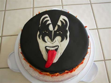Gene Simmons Kiss Cake