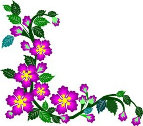 Download High Quality Clipart Flowers Corner Transparent Png Images