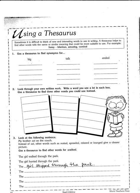 17 Best Images of Synonyms Worksheets Middle School - Synonyms ...