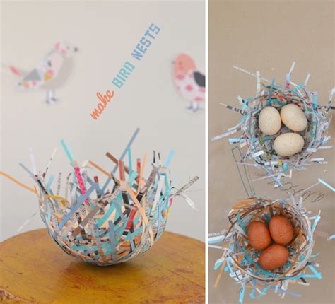 Diy Bird Nests Bird Nest Craft Nest Art Paper Birds