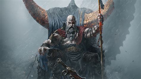 Kratos God Of War Art 4k Hd Wallpaper Rare Gallery