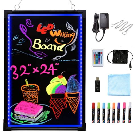 Buy Voilamart Led Message Writing Board 32 X 24 Flashing Illuminated