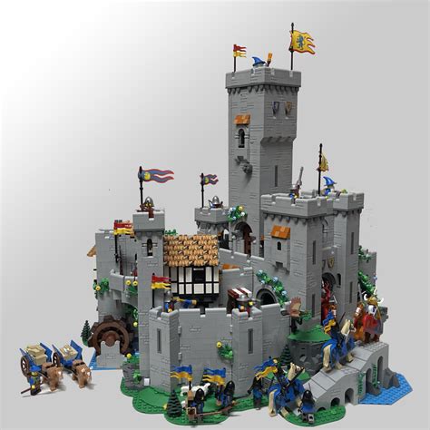 Lego Moc Lion Knights Castle Expansion 2 X 10305 By Andersonlego