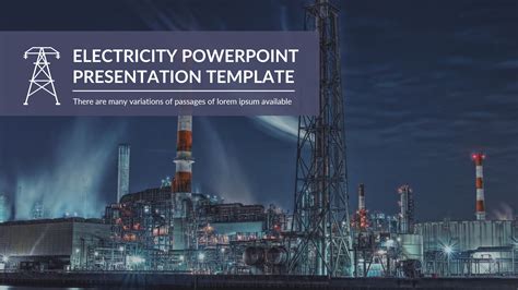 Electricity Powerpoint Presentation Template Presentation Templates