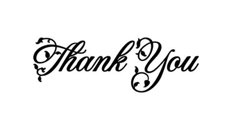 Premium Vector Thank You Vector Lettering Typography With White Background Vector