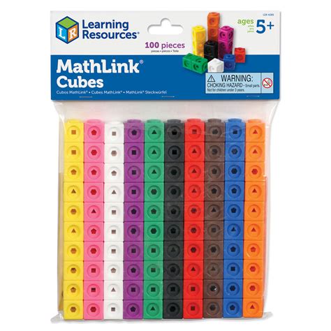 Mathlink Cubes Set Of 100 By Learning Resources Ler4285 Primary Ict