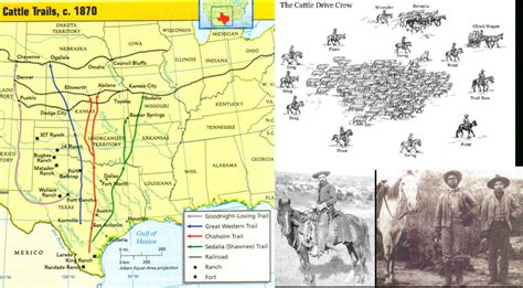Chisholm Pete Map Texas Historical Maps Trail Maps Cattle