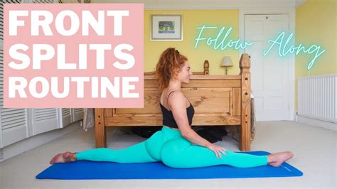 stretching for front splits youtube