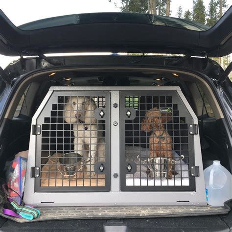 K9b18 Double Dog Cage Transit Box For Ford Estate Volvo Xc90 X70