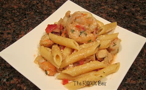 Emerils Jambalaya Pasta With Penne Chicken Shrimp And Andouille