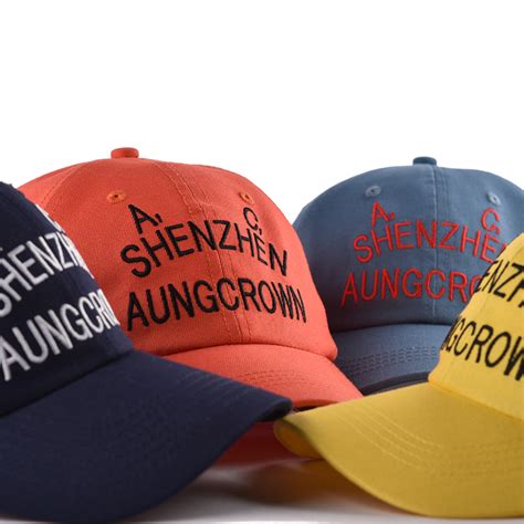 Custom Dad Caps Flat Embroidery Custom Made 6 Panels Unstructured Dad