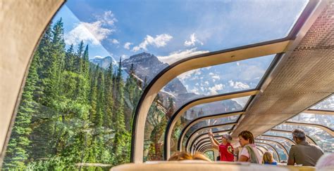 Observe The Beauty Of The Canadian Rockies In This Glass Domed Rail Car