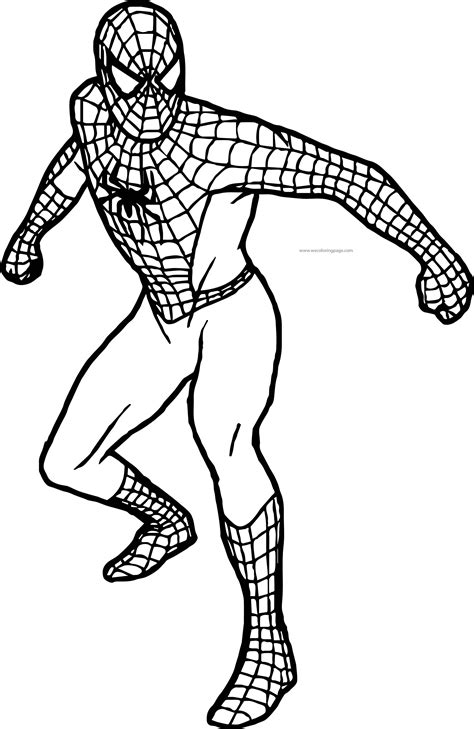 How To Draw Spiderman Coloring Page How To Draw Spiderman Coloring