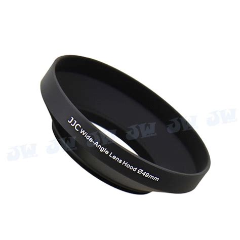 Jjc 49mm Metal Lens Hood Shade Screw In For Canon Sony Pentax Wide