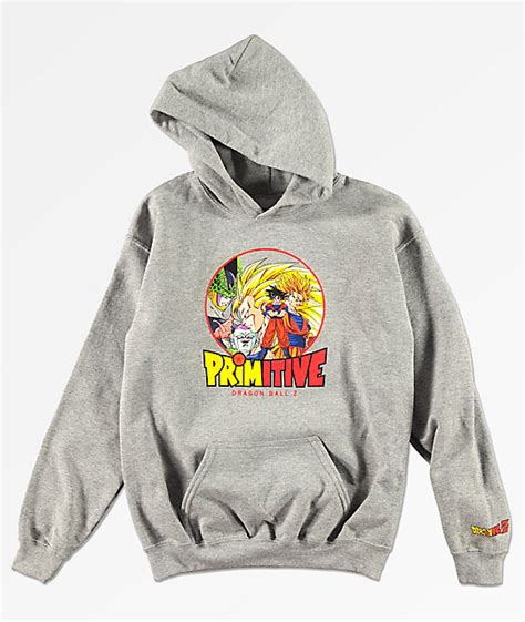 If you don't ensure the size,please email us your measurements:height,bust,waist. Primitive x Dragon Ball Z Boys Circle Grey Hoodie | Zumiez