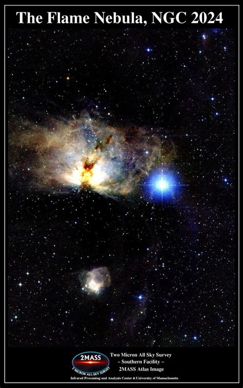 The Flame Nebula Alnitak The Easternmost Star In The Belt Of Orion