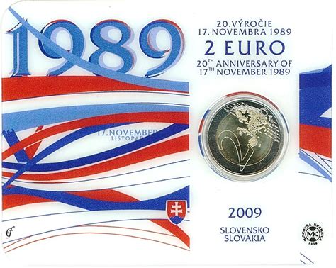 2 Euro Coincard Slovakia 2009 Autonomy Eurofischer