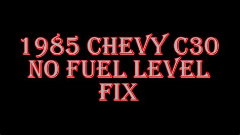 1985 chevy truck fuse box diagram and chevy truck fuse box. 85 Chevy Truck Ga Tank Wiring - Wiring Diagram Networks