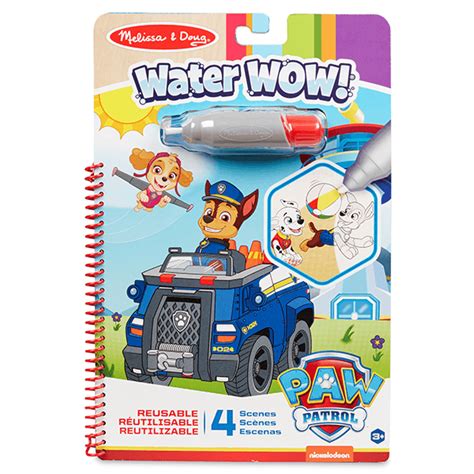 Melissa And Doug Paw Patrol Water Wow Chase Jr Toy Company
