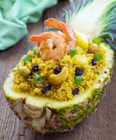 Pineapple Shrimp Fried Rice Wishes And Dishes
