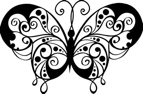 Download Download Flourish Butterfly Silhouette Clip Arts ...