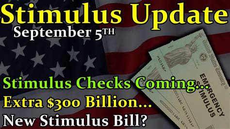 Second Stimulus Check Update And Stimulus Package News Stimulus Checks Coming Youtube