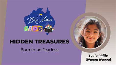Hidden Treasures Born To Be Fearless By Lydia Philip Nsw