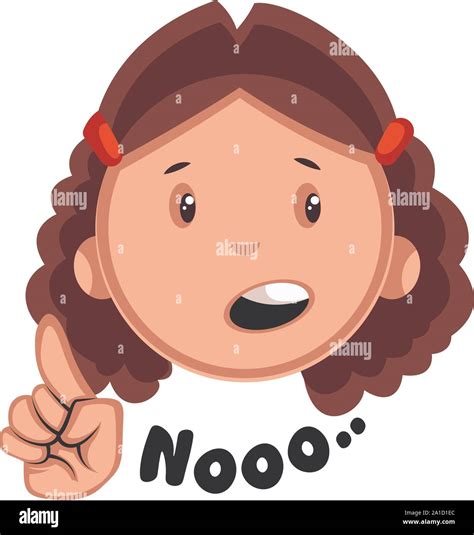 Woman And Saying No Stock Vector Images Alamy