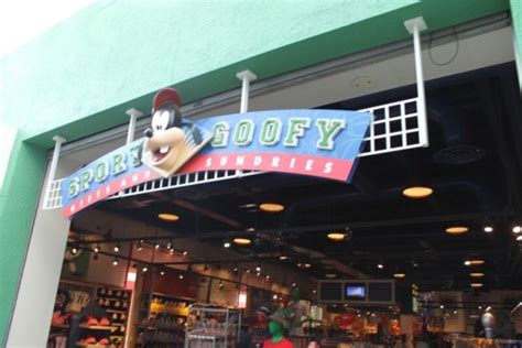 It is located near the southern part of the park in the animal kingdom resort area. Sport Goofy Gifts and Sundries at Disney's All-Star Sports ...
