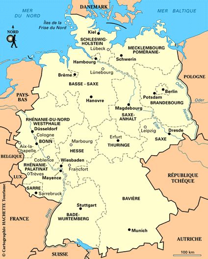 Bundesrepublik deutschland / ˈ b ʊ n. Carte Allemagne » Vacances - Guide Voyage