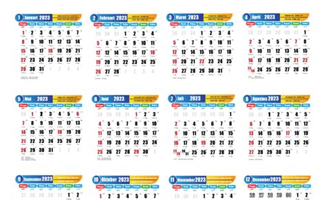 Kalender 2023 Lengkap Dengan Hijriyah Dan Libur Cuti Bersama Png