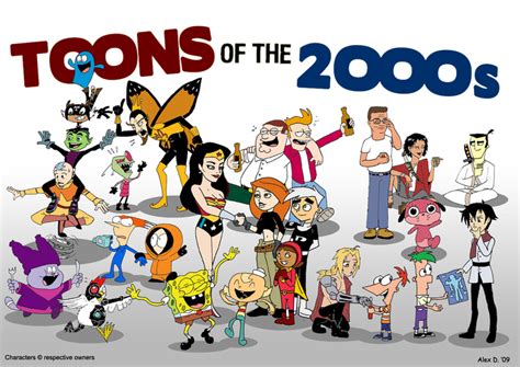 Toons Of The 2000s Top 25 By Doodley On Deviantart