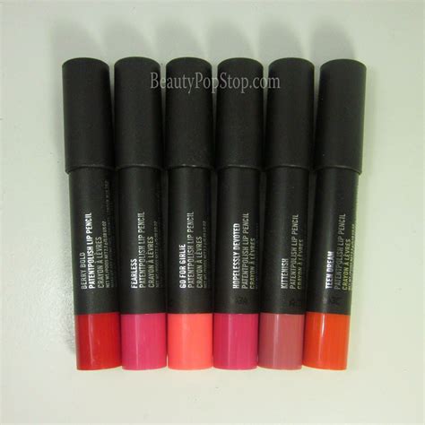 Mac Patentpolish Lip Pencil Swatches And Review Mac Patentpolish Lip Pencil Lip Pencil Colors