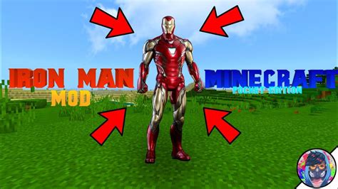 How To Install Iron Man Mod In Minecraft Mod For Pocket Edition Youtube
