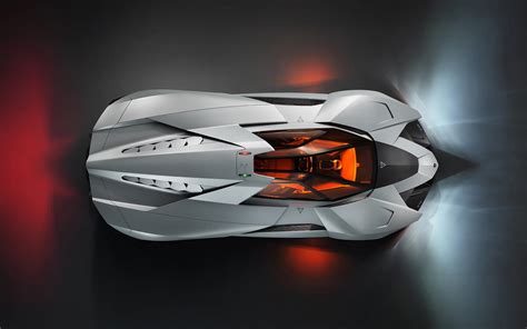 Gray Futuristic Car Lamborghini Lamborghini Egoista Concept Cars Hd