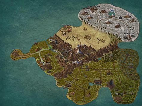The Dreadlands My First World Map Made In Inkarnate Any