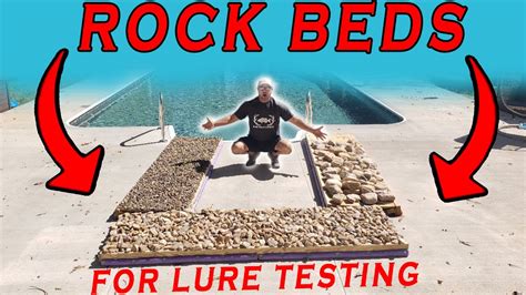 I Built 3 Different Rock Beds So We Can Study Lures Youtube