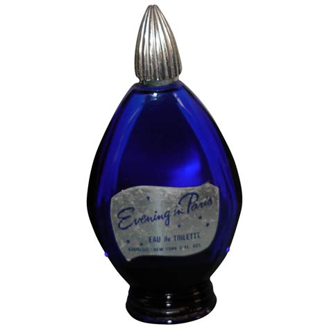 Vintage Evening In Paris Bourjois Cobalt Blue Perfume ...