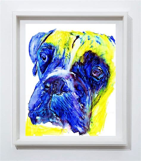 Abstract Boxer Dog Paintings Warehouse Of Ideas