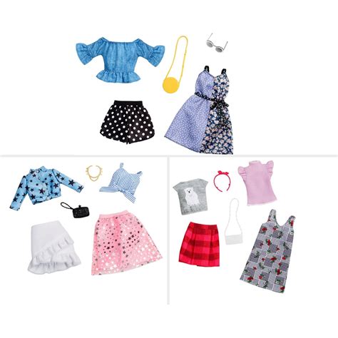 Post your items for free. Barbie 2-Pack Fashion Doll Outfits - Assorted* | BIG W