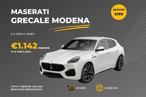 Maserati Grecale Modena Noleggio A Lungo Termine Q Rent