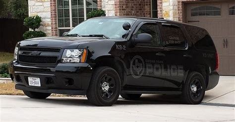Cedar Park Tx Police K 9 Unit Slicktop Chevy Tahoe Ppv With Subdued