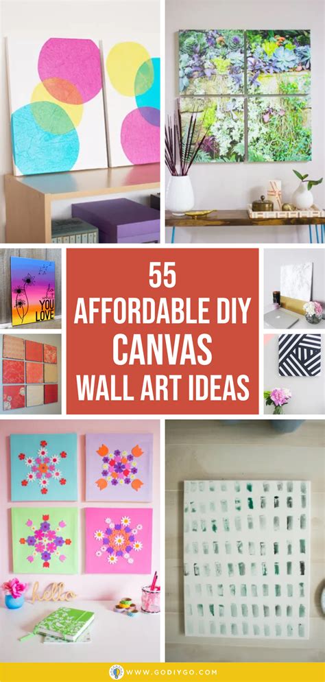 55 Affordable Diy Canvas Wall Art Ideas Godiygocom